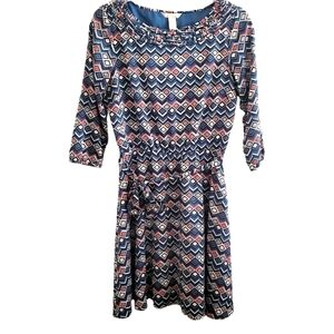 Banana Republic Jackie O still retro shift dress, Geometric